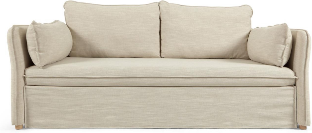 Tanit Sovesofa i Lys Beige Stof - H70x210x100 cm