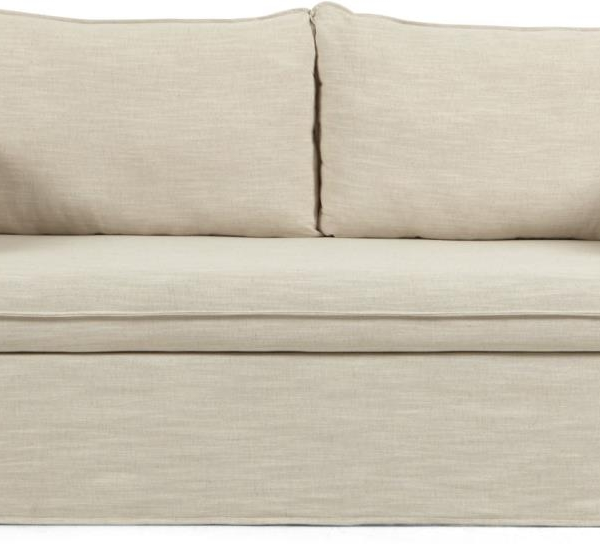 Tanit Sovesofa i Lys Beige Stof - H70x210x100 cm