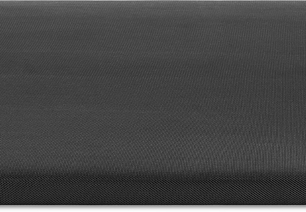 Under sengebund i sort 3D-stof – 150x190 cm