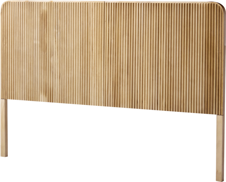 Horsens sengegavl i brun bøgetræ – H108,5 x B163,5 cm