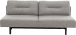Malling Sovesofa i Lysegrå Stof med Sort Stålstel - 200 cm