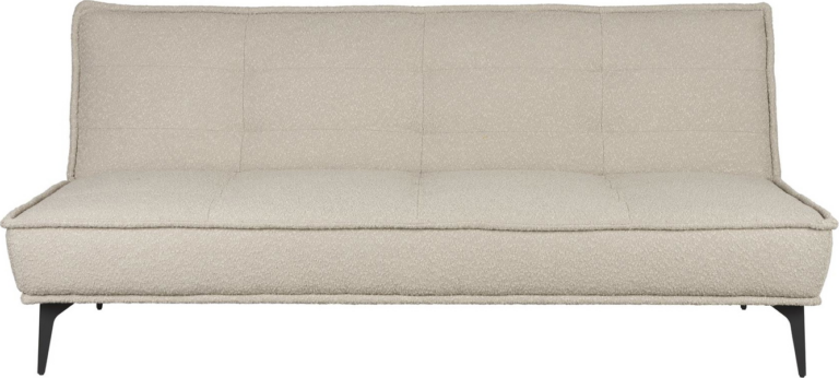 Cielke Sovesofa i Lysegrå Polyester - 90x184 cm