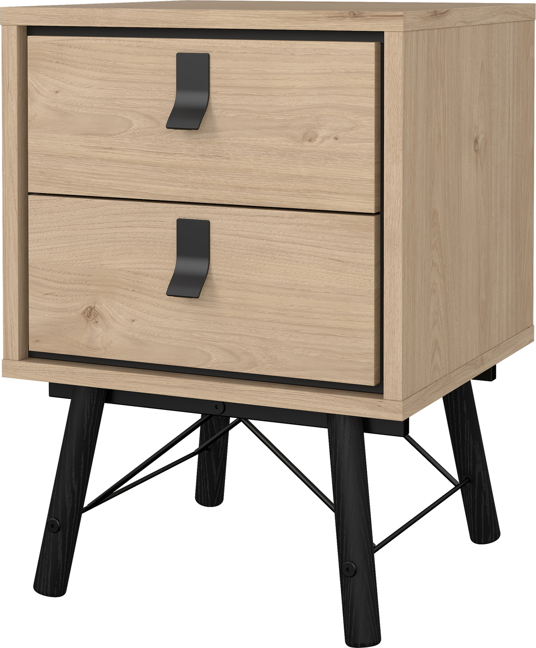 Sengebord Vesterholm Askø natbord 2 skuffer H59,6 cm Jackson Hickory danskproduceret FSC Sengebord Vesterholm Askø natbord 2 skuffer H59,6 cm Jackson Hickory danskproduceret FSC