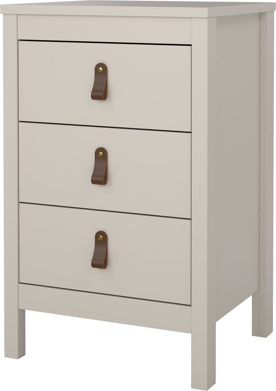 Sengebord / natbord Vesterholm Lunor 3 skuffer Kashmir H70xB44xD38 cm vægmonteret FSC Sengebord / natbord Vesterholm Lunor 3 skuffer Kashmir H70xB44xD38 cm vægmonteret FSC