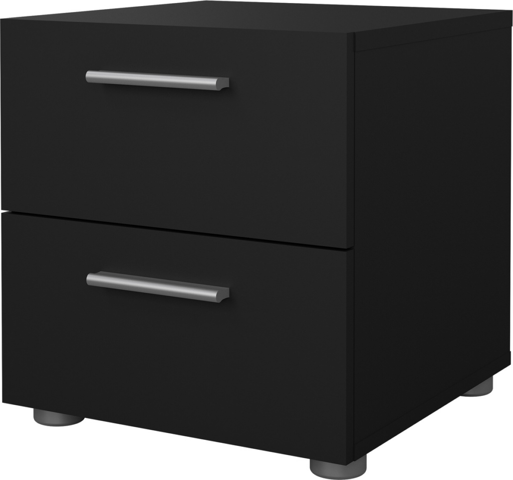 Sengebord/natbord Vesterholm Pepe matsort 2 skuffer H42xB40xD40 cm spånplade FSC