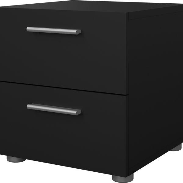 Sengebord/natbord Vesterholm Pepe matsort 2 skuffer H42xB40xD40 cm spånplade FSC
