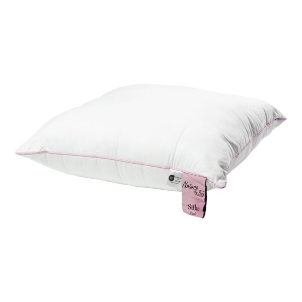 Silkepude - 100% Blødt bambus bolster - Pude 60x63 cm - 3 kammer hovedpude - Nature By Borg