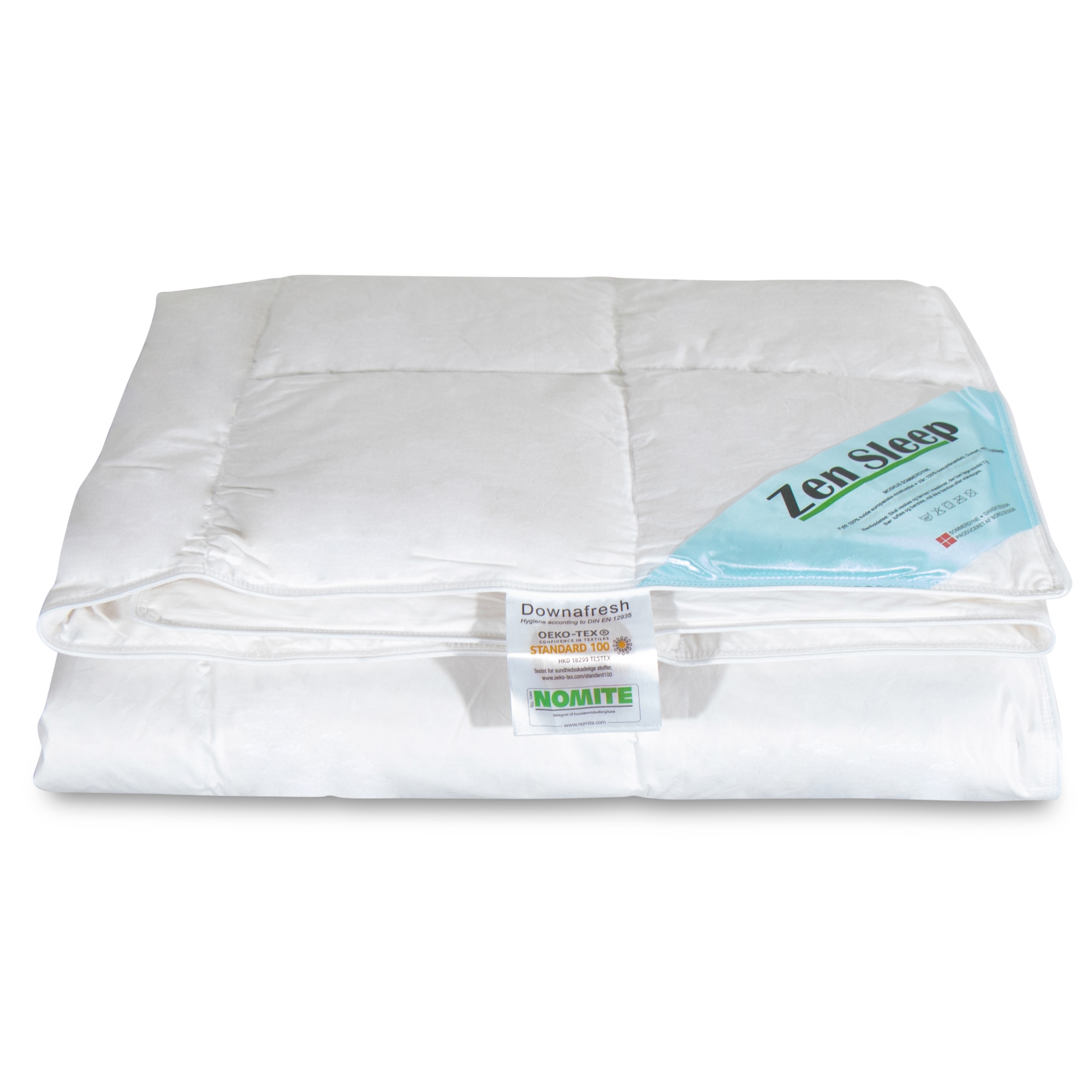 Sommerdyne 240x220 cm - Dobbeltdyne med moskusdun - Zen Sleep Let og sval dobbeltdyne Sommerdyne 240x220 cm - Dobbeltdyne med moskusdun - Zen Sleep Let og sval dobbeltdyne