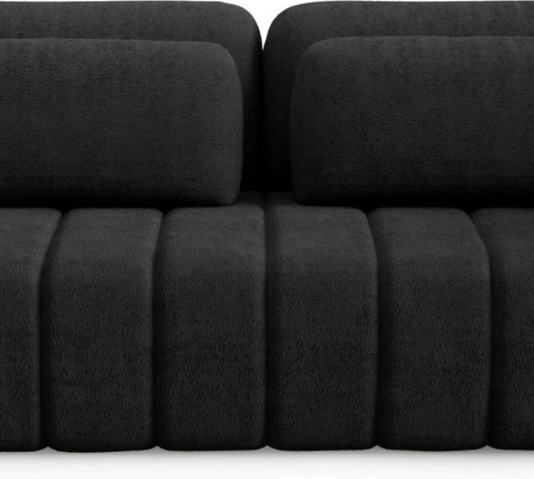 Sovesofa 2-personers Maison Vellé Norvella, Quelle bouclé Quelle 100, 100% polyester soveflade 200x160 cm, opbevaring, DL-åbnemekanisme