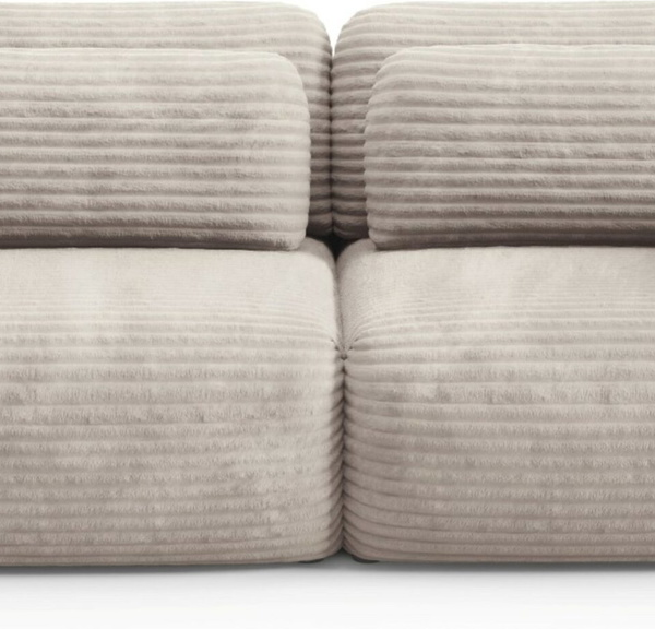 Sovesofa / sofa Maison Vellé Veyra 2-personers, Ambience 04 stof, DL-automatik, opbevaring, soveplads 200x160 cm