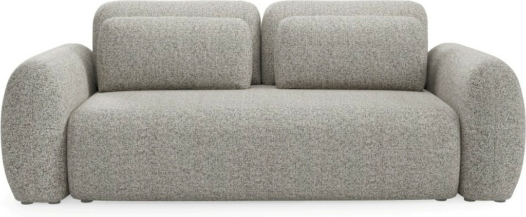 Sovesofa/sofa Maison Vellé Avelon 2-personers i Puente 09 - 200x160 cm soveplads, opbevaring, DL automatisk åbnemekanisme, stof