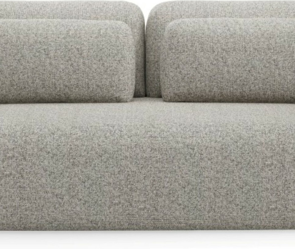 Sovesofa/sofa Maison Vellé Avelon 2-personers i Puente 09 - 200x160 cm soveplads, opbevaring, DL automatisk åbnemekanisme, stof