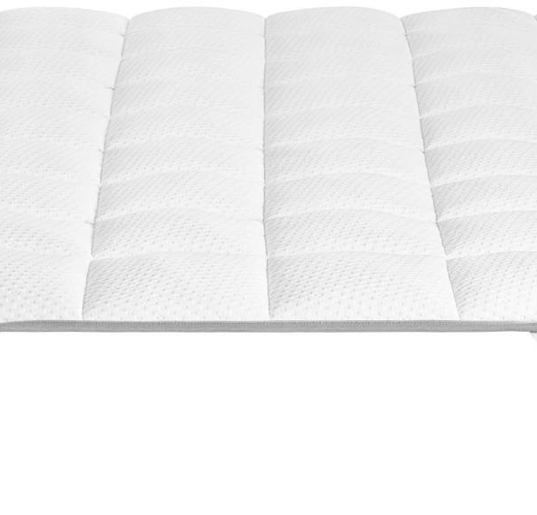 Topmadras Kave Home Freya 160x200 cm memoryskum-akrylfibre hvid antibakteriel hypoallergen