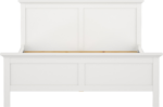 Nora sengeramme 160x200 cm med lamelbund – hvid