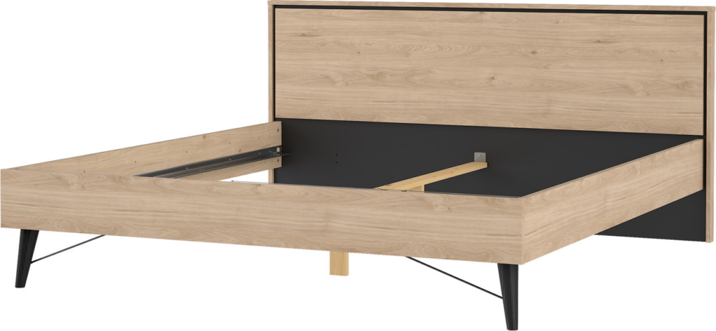 Askø Sengeramme 180x200 cm – Jackson Hickory, uden Lamelbund