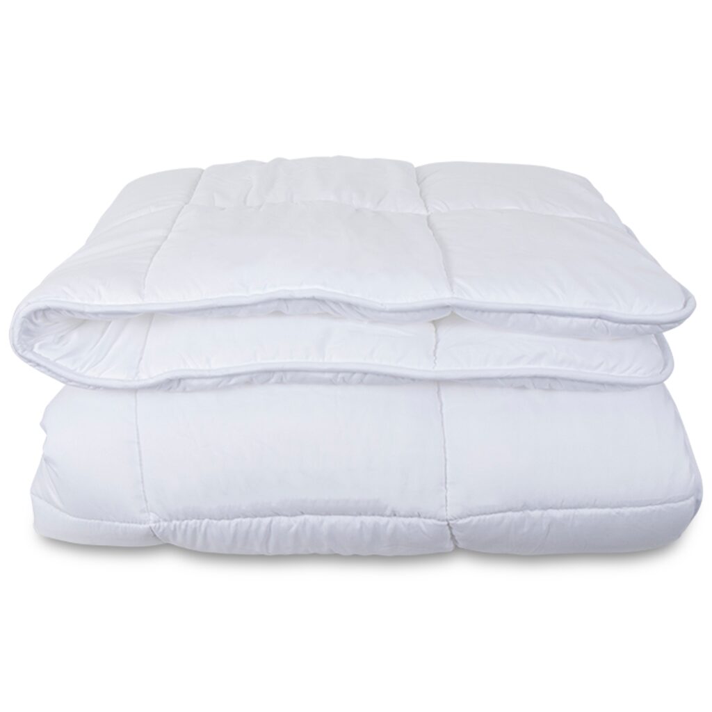 Vinter fiberdyne - Allergivenlig 2 lags termodyne - 140x200 cm - Fugt absorberende vinterdyne med hulfibre