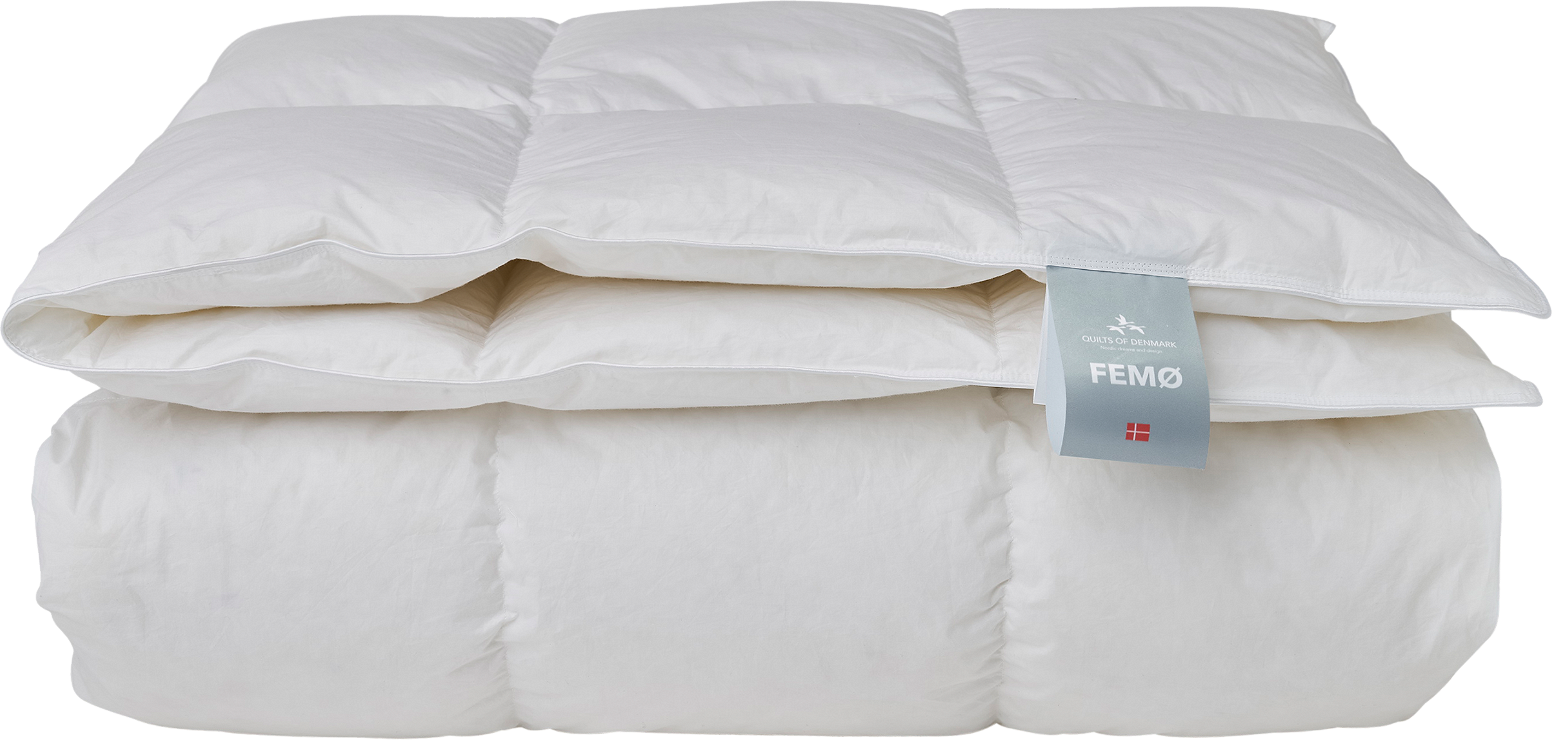 Vinterdyne Quilts of Denmark FEMØ 140x200 cm, 550 g moskusdun, Cambric bomuld, OEKO-TEX® NOMITE Downpass Vinterdyne Quilts of Denmark FEMØ 140x200 cm, 550 g moskusdun, Cambric bomuld, OEKO-TEX® NOMITE Downpass
