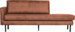 Rodeo Daybed i Cognac Ecoleather - Venstrevendt, 203 cm