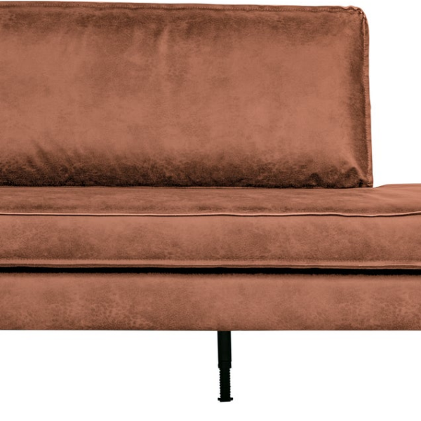 Rodeo Daybed i Cognac Ecoleather - Venstrevendt, 203 cm