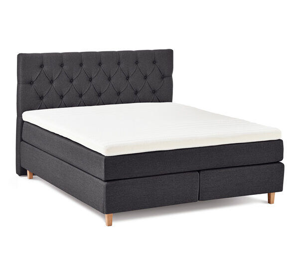 ZensiZone Premium kontinentalseng 160x200 inkl. topmadras - Antracit
