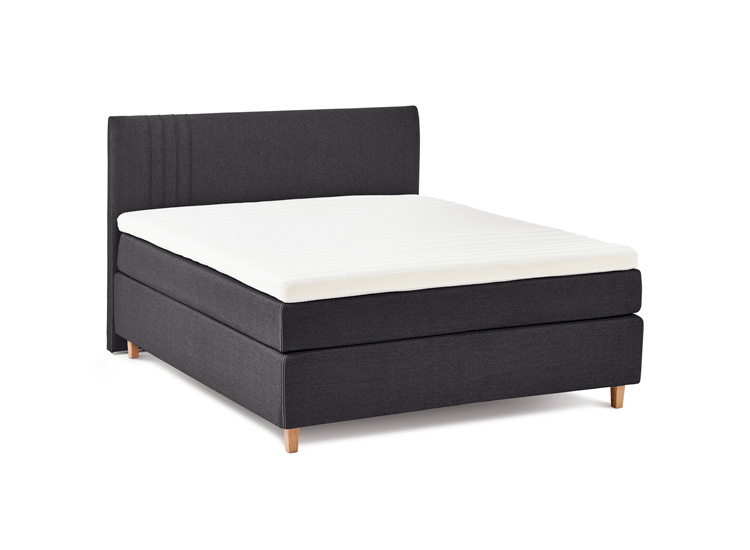 ZensiZone Premium kontinentalseng 160x200 inkl. topmadras - Antracit