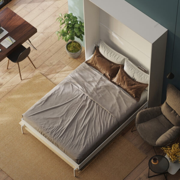 CLASSIC Skabsseng Høj Model 140x200 cm – Pladsbesparende