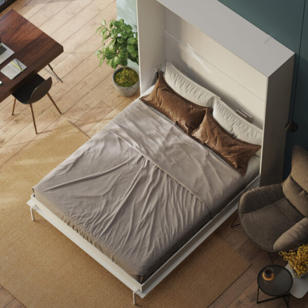 CLASSIC Skabsseng Høj Model 160x200 cm – Pladsbesparende