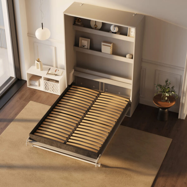 M3 Skabsseng Høj Model 140x200 cm – Pladsbesparende Dobbeltseng