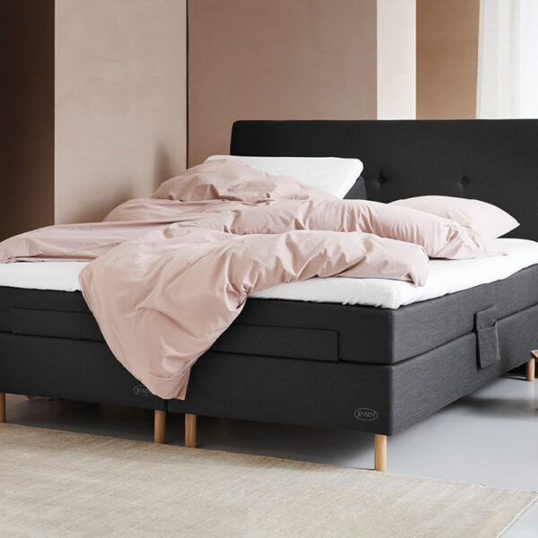 Jensen Ambassadør Dream elevationsseng 180x200 cm - Beige/Brun